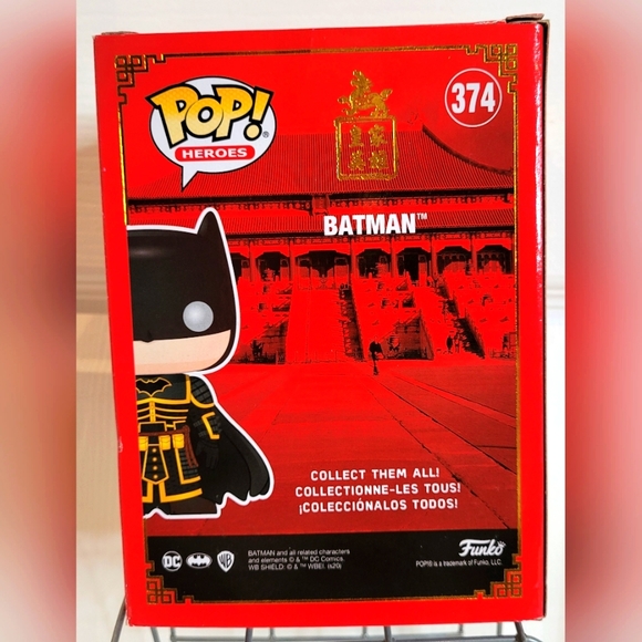 New Funko Pop! Exclusive Imperial Palace Metallic Batman LE3000 #374 - Picture 5 of 7